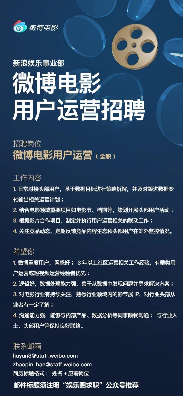 颶風影視公司招聘啟事，尋找影視人才，共創(chuàng)輝煌！