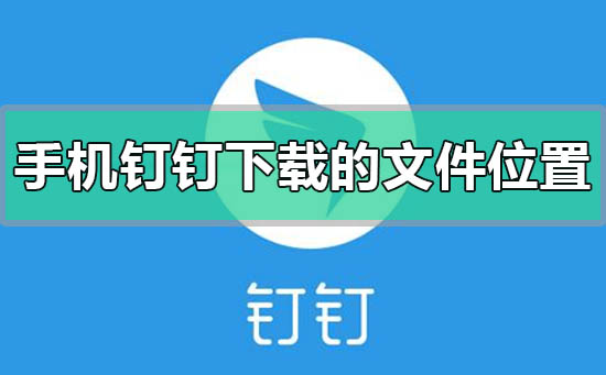 钉钉下载文件在手机中的存储位置详解