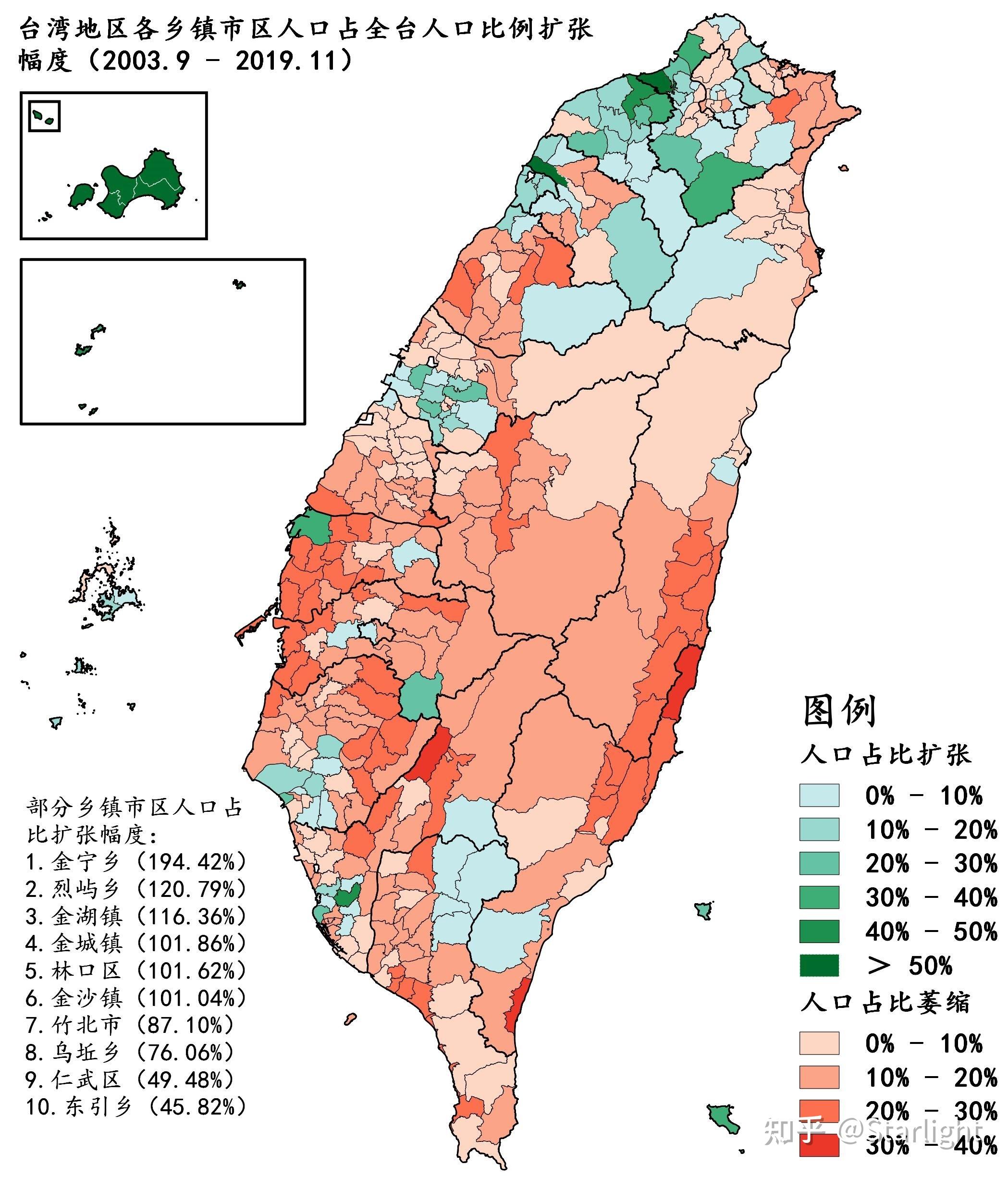 臺(tái)灣的人口與地理面積概述