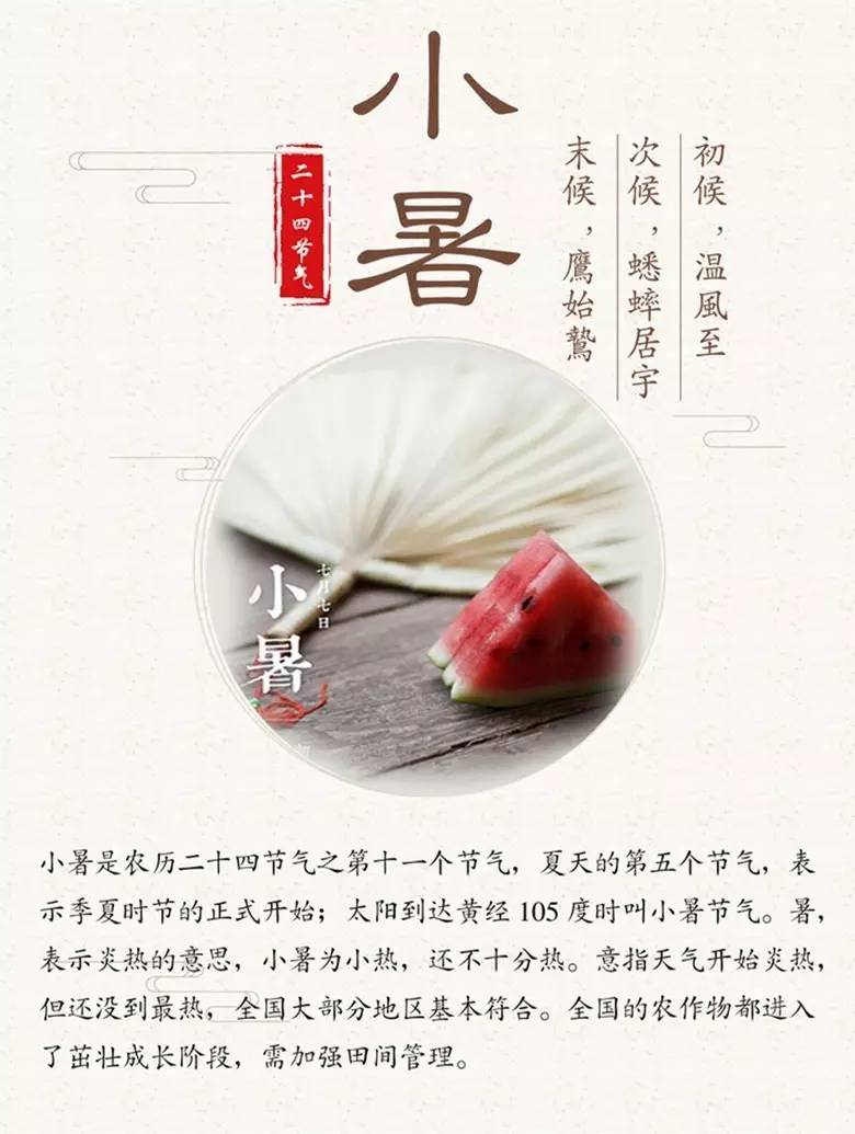 小暑節(jié)氣概述與特點簡介